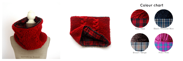 Double Side Knit Cowl