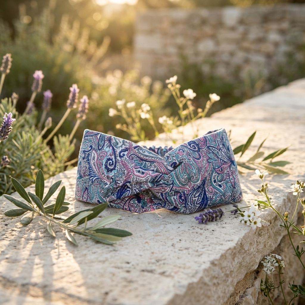 Fita de Cabelo Turbante Summer - Cornucópias Boho