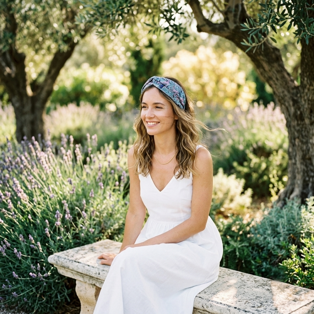 Fita de Cabelo Turbante Summer - Cornucópias Boho