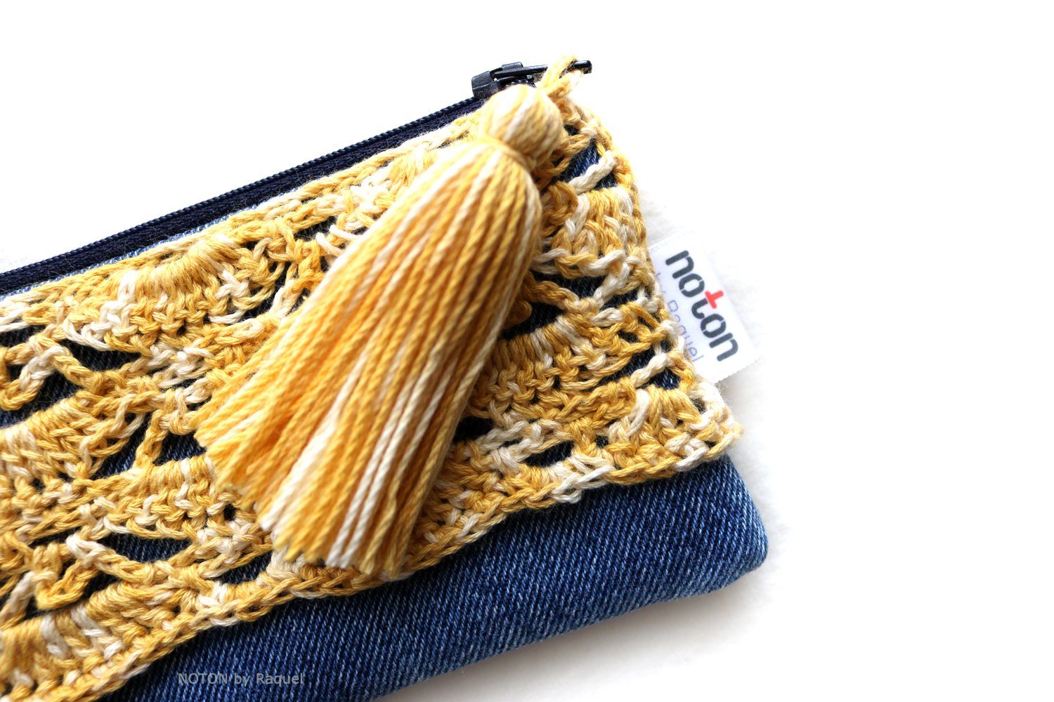 ARIA Wallet - Denim e Amarelo - Image 3