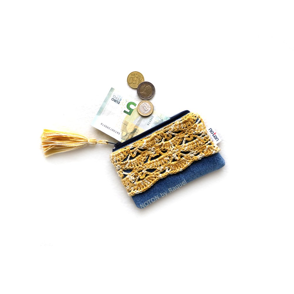 ARIA Wallet - Denim e Amarelo - Image 9