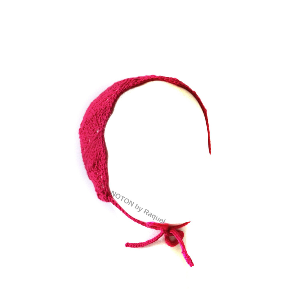Touca Rosa em Tricot - Image 8