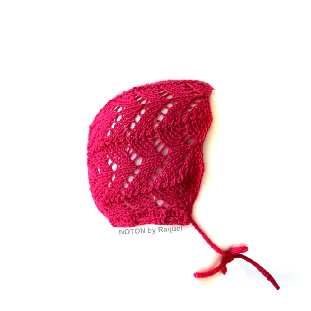 Touca Rosa em Tricot - Image 7