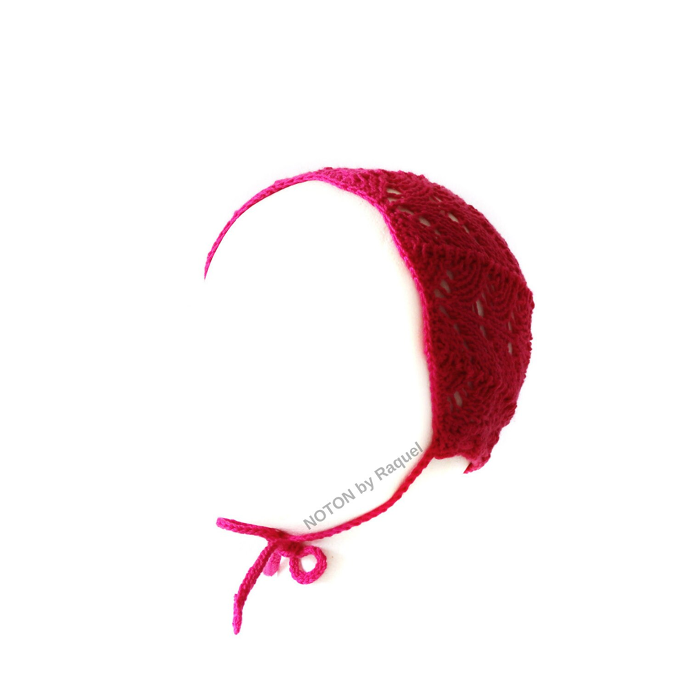Touca Rosa em Tricot - Image 4