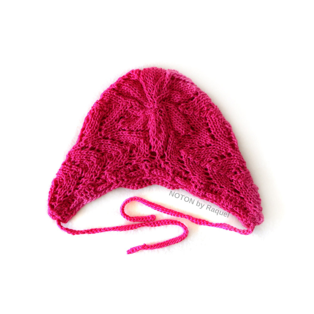Touca Rosa em Tricot - Image 3