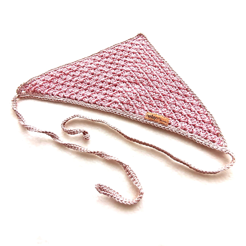 Bandana LUMA - Rosa e Bege - Image 4