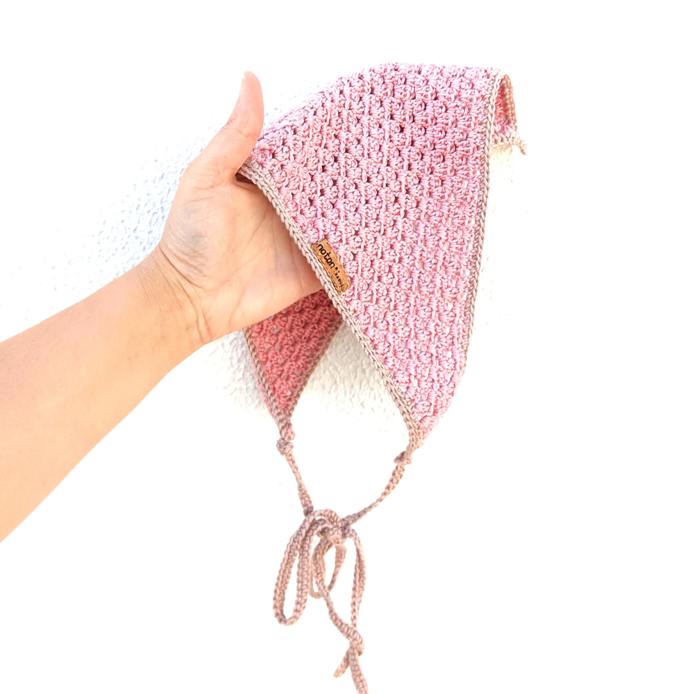 Bandana LUMA - Rosa e Bege - Image 7