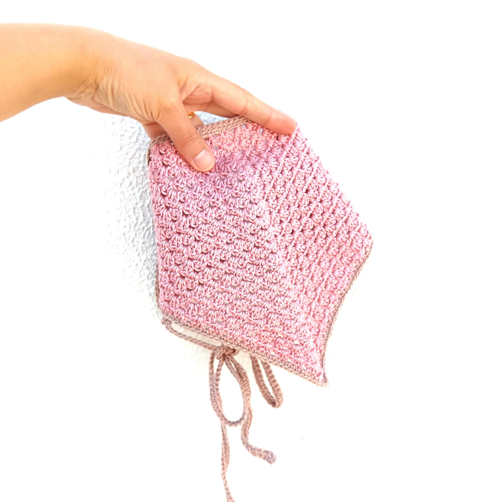 Bandana LUMA - Rosa e Bege - Image 3