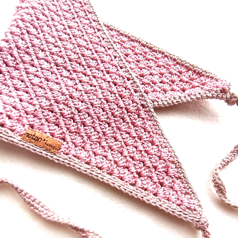 Bandana LUMA - Rosa e Bege - Image 5