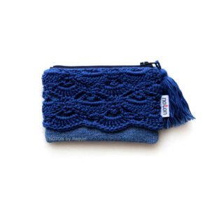ARIA Wallet - Denim e Azul Escuro