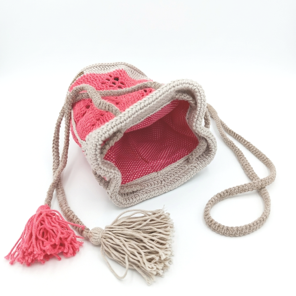 Mala Bucket ALBA — Pink e Bege - Image 7