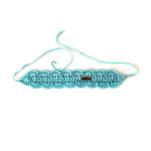 Fita de Cabelo FIORE - Azul Água