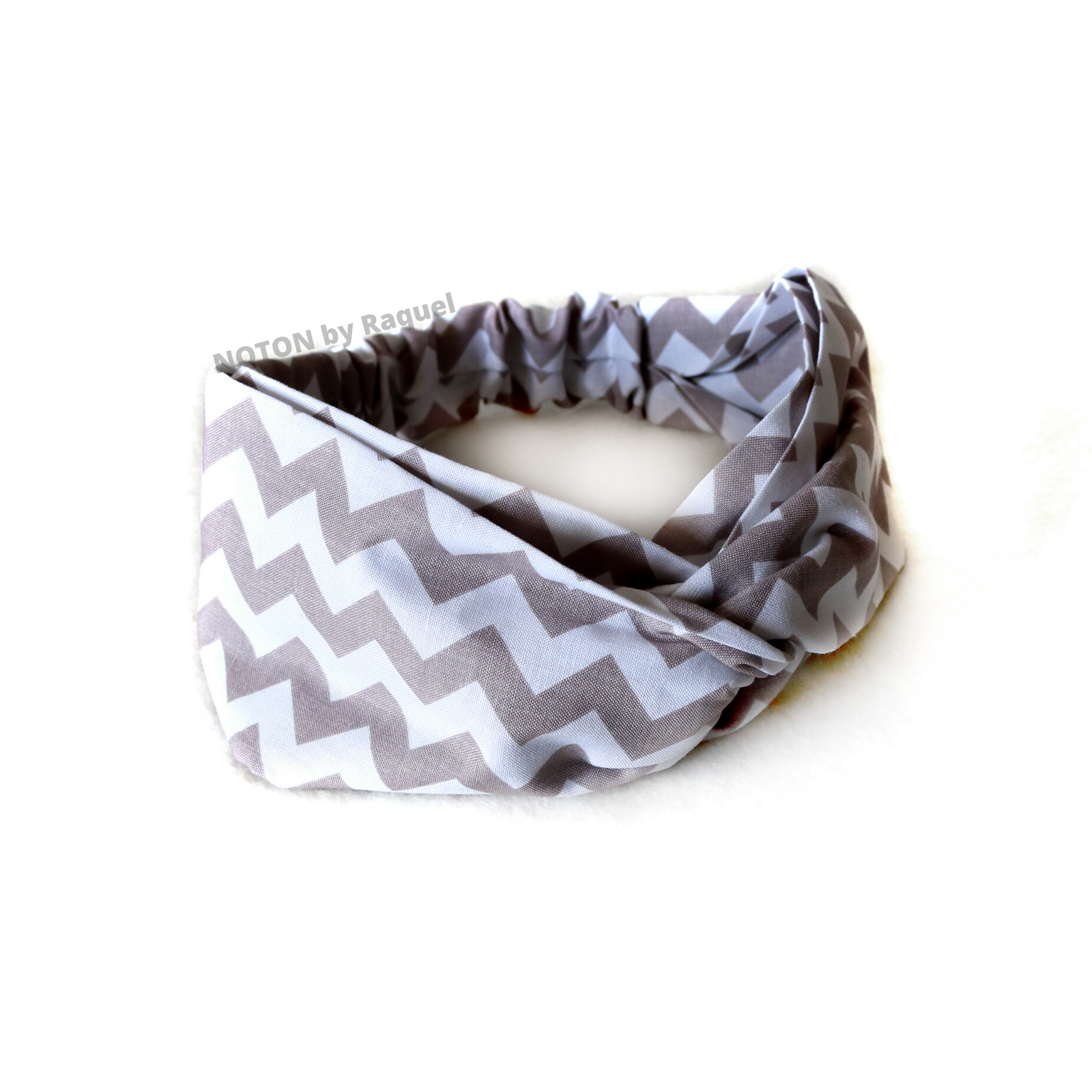 Fita de Cabelo Turbante Summer - Chevron Retro