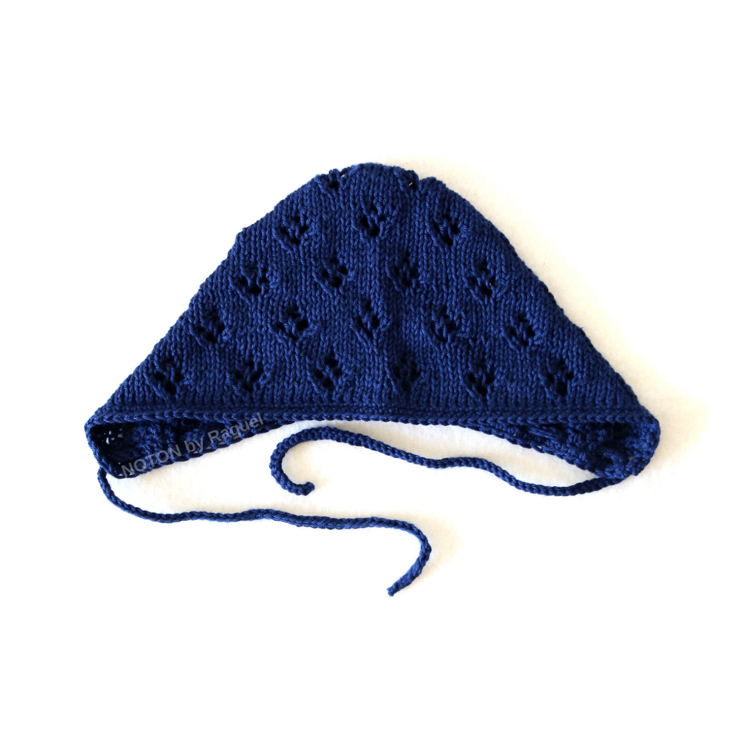 Touca Azul Escuro em Tricot - Image 8