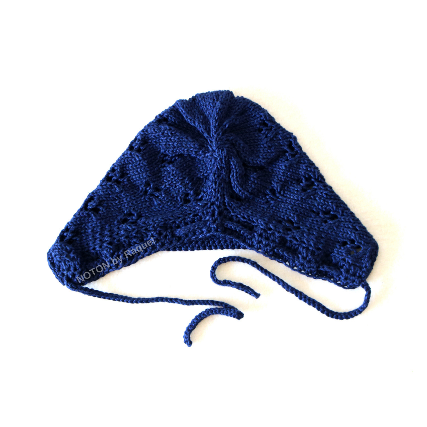 Touca Azul Escuro em Tricot - Image 7