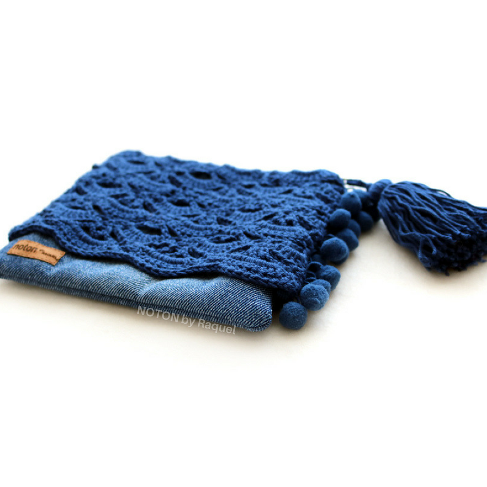 Bolsa Pouch Vora – Denim & Dark Blue - Image 9