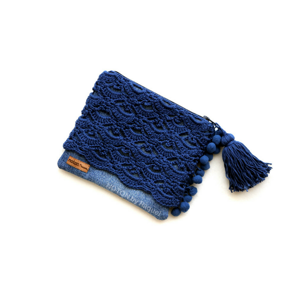 Bolsa Pouch Vora – Denim & Dark Blue - Image 8