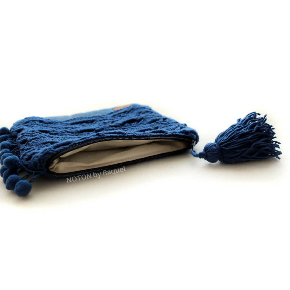 Bolsa Pouch Vora – Denim & Dark Blue - Image 3