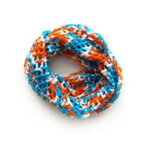 Gola Infinita em Crochet Summer - Brisa dos Açores