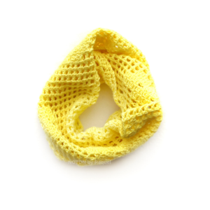 Gola Infinita em Crochet Summer - Raio de Sol