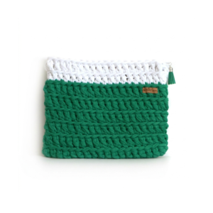 Mala Clutch Boho em Crochet
